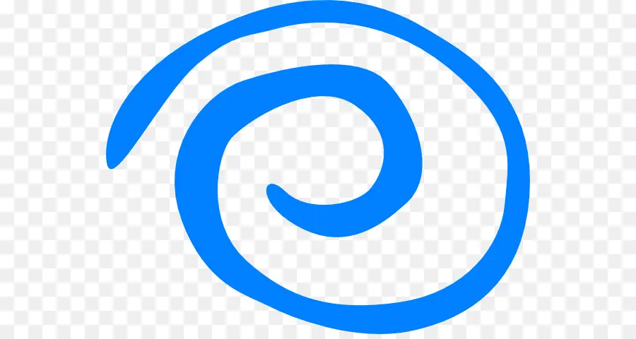 Espiral Azul，Remolino PNG