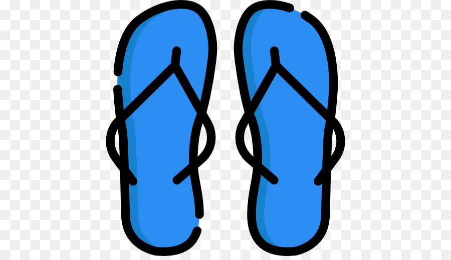 Chanclas Azules，Sandalias PNG