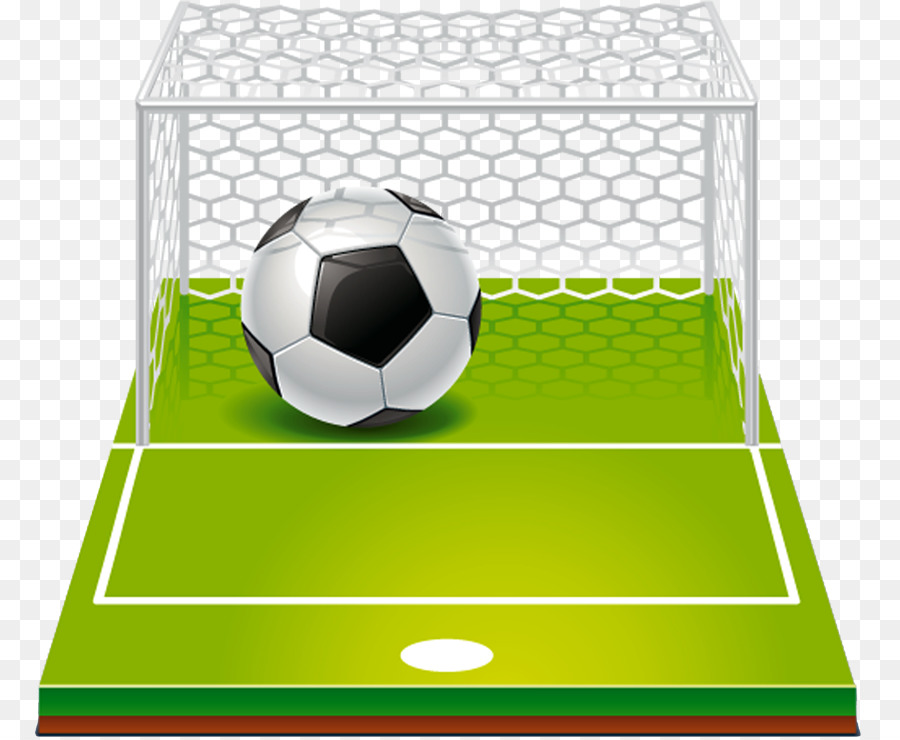 Balón De Fútbol Y Portería，Fútbol PNG