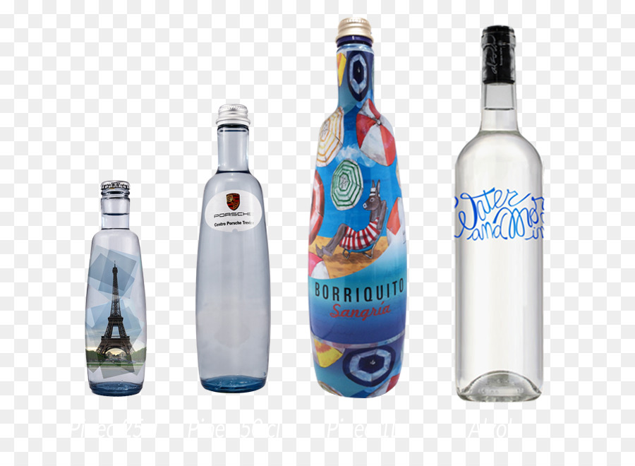 Botella De Vidrio，Agua PNG