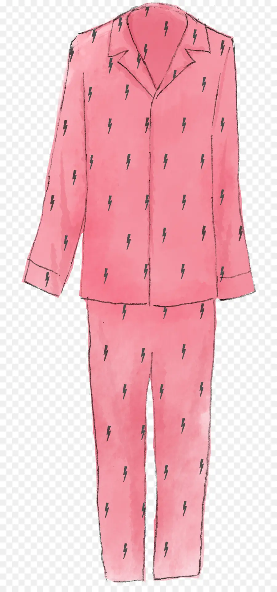 Pijama Rosa，Ropa De Dormir PNG