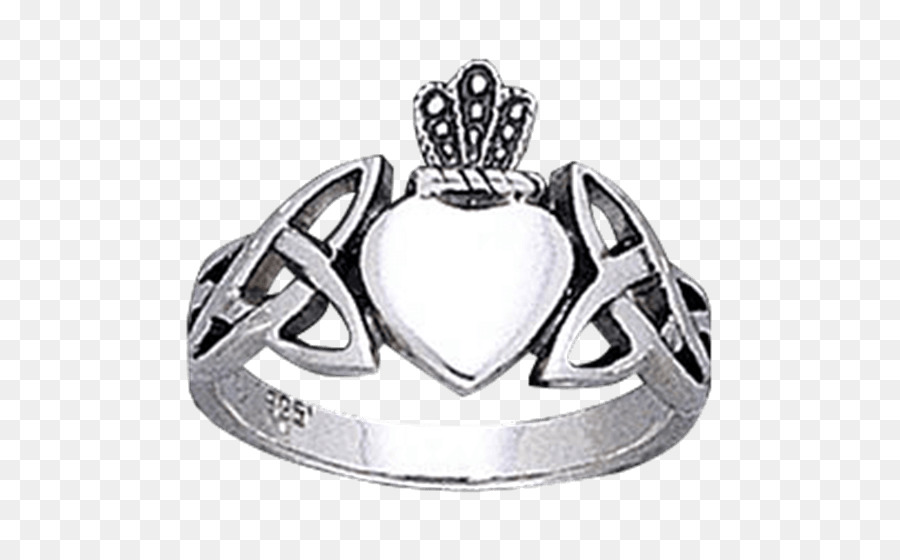 Anillo De Claddagh，Plata PNG