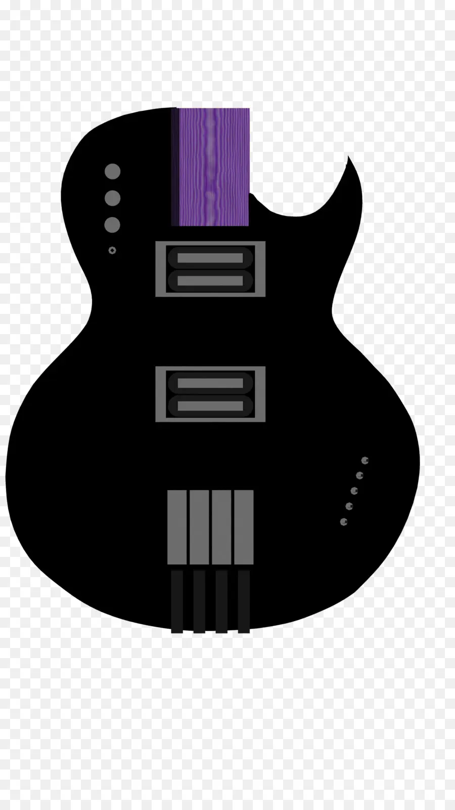 Guitarra Eléctrica，Negro PNG