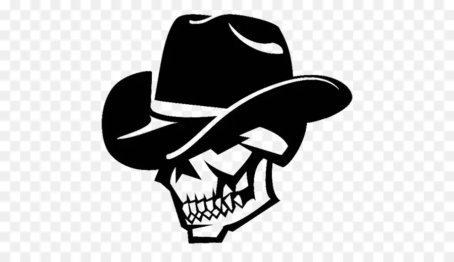 Calavera Con Sombrero，Cráneo PNG