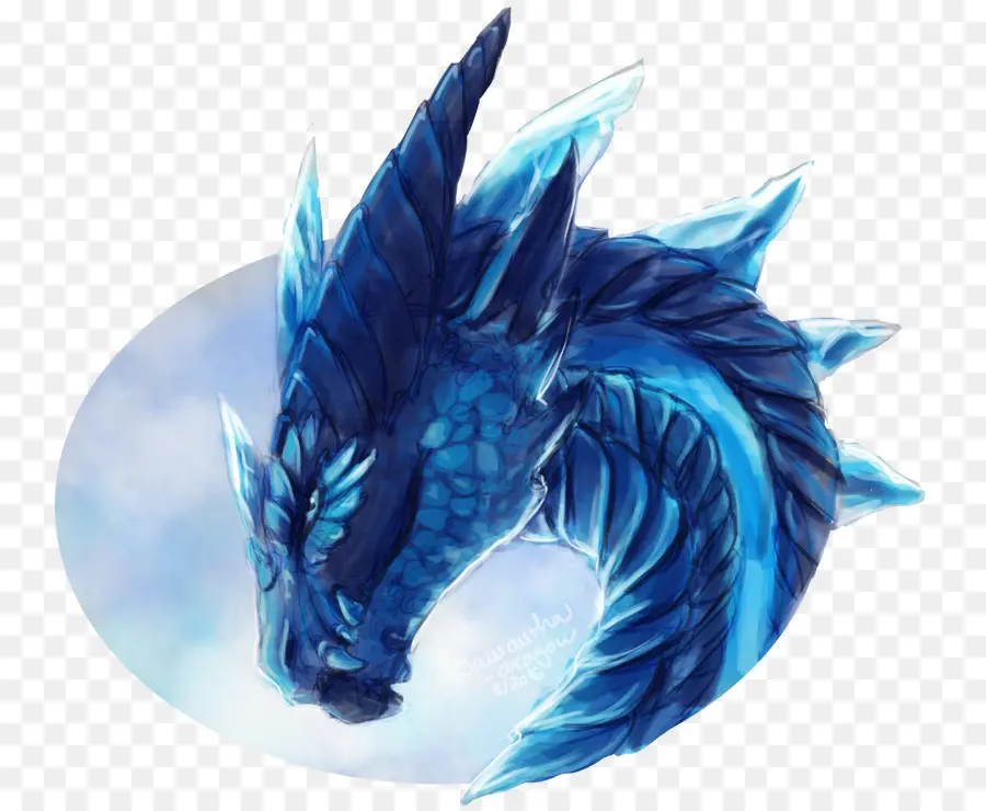 Dragón Azul，Mítico PNG