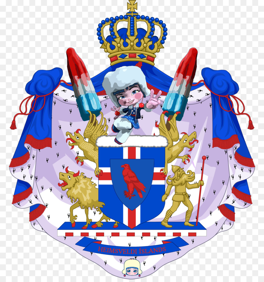 Islandia，Escudo De Armas De Islandia PNG