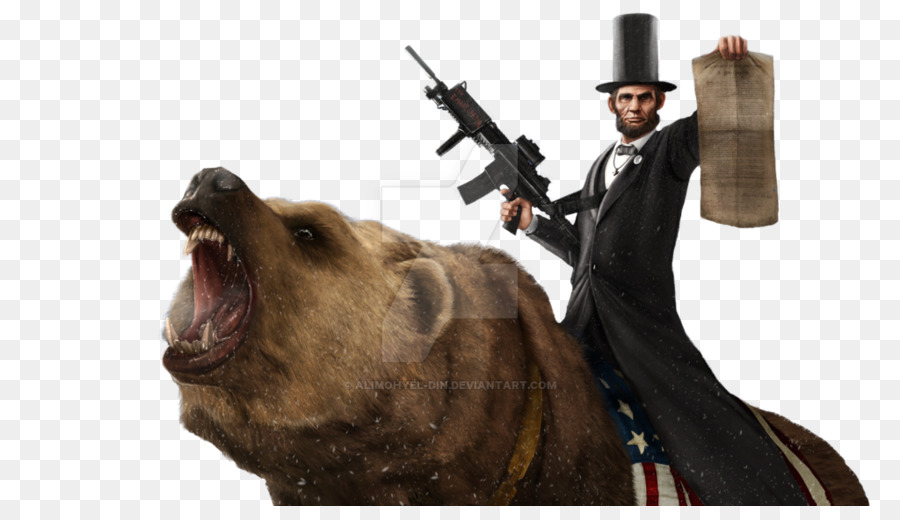 Hombre En Oso，Abe Lincoln PNG