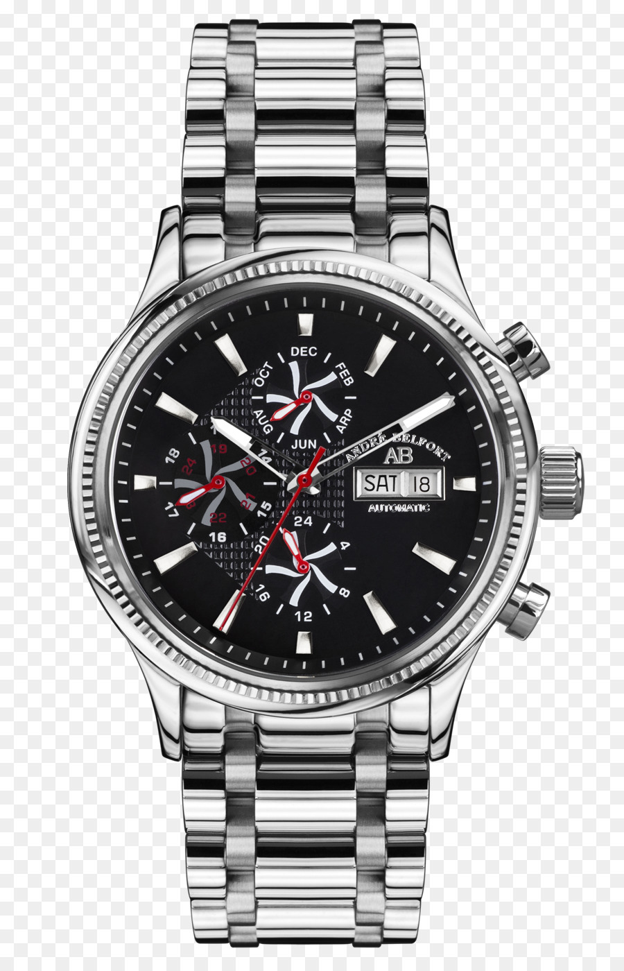 Reloj De Pulsera Plateado，Reloj PNG