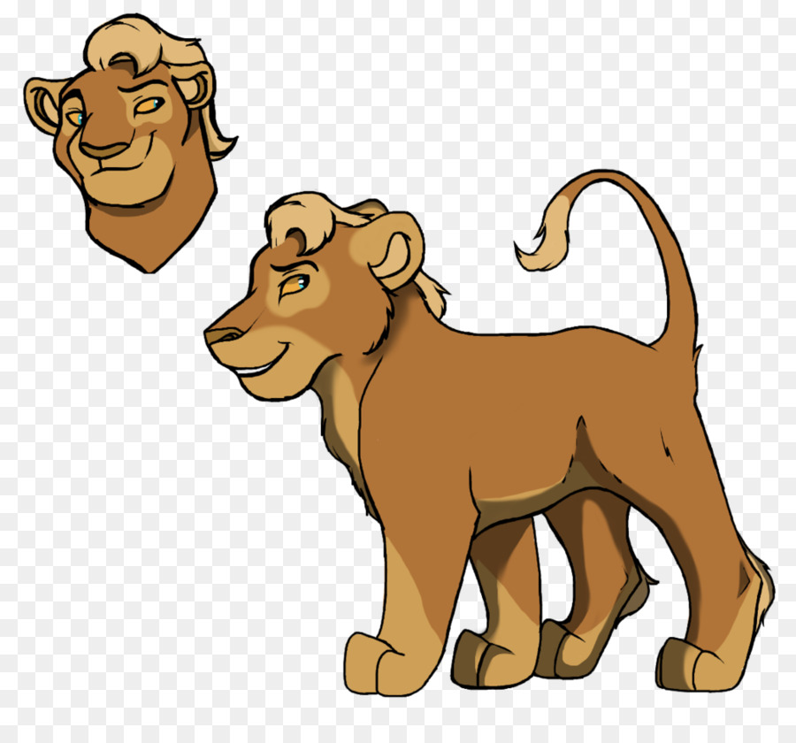 Leones De Dibujos Animados，Animales PNG