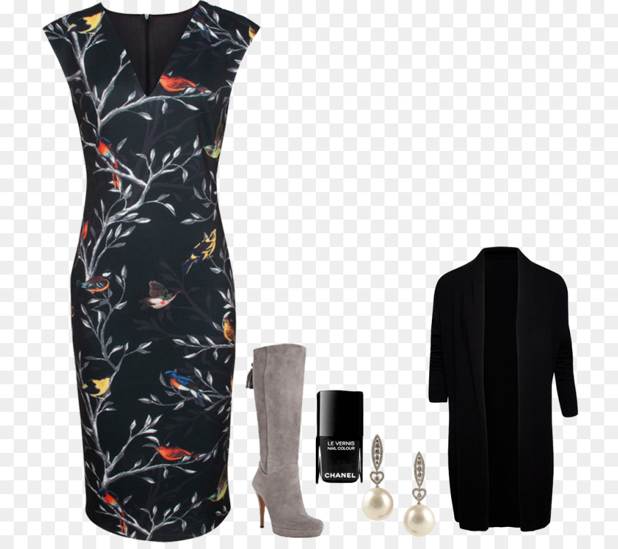 Vestido Negro，Ropa PNG