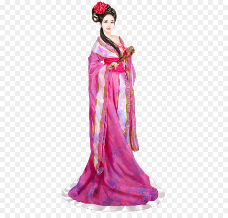 Vestido Tradicional，Mujer PNG