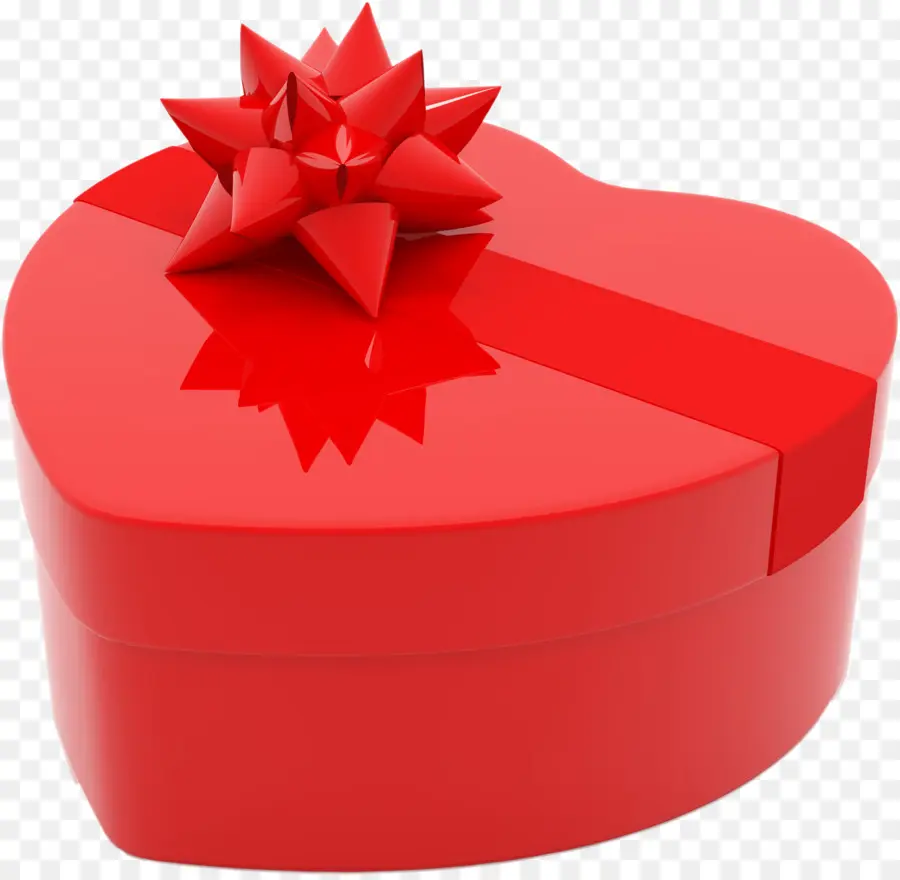 Caja De Corazón，Rojo PNG