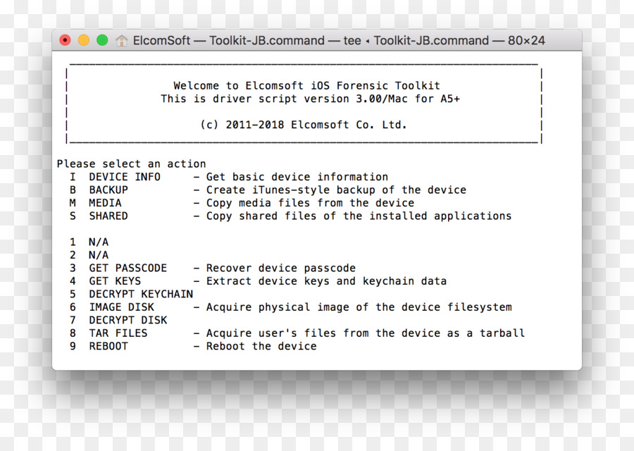 Forensic Toolkit，Elcomsoft PNG