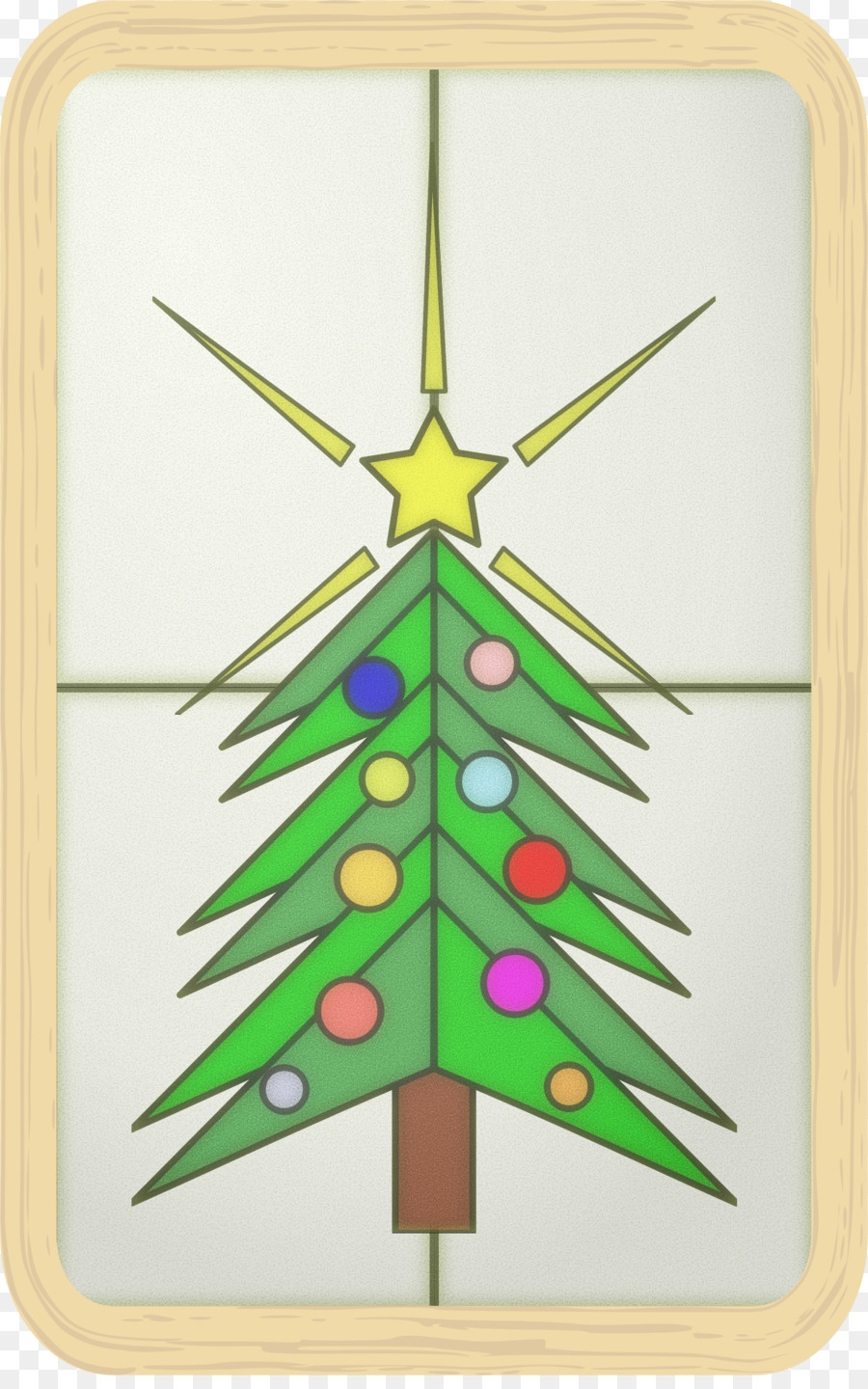 árbol De Navidad，Vitrales PNG
