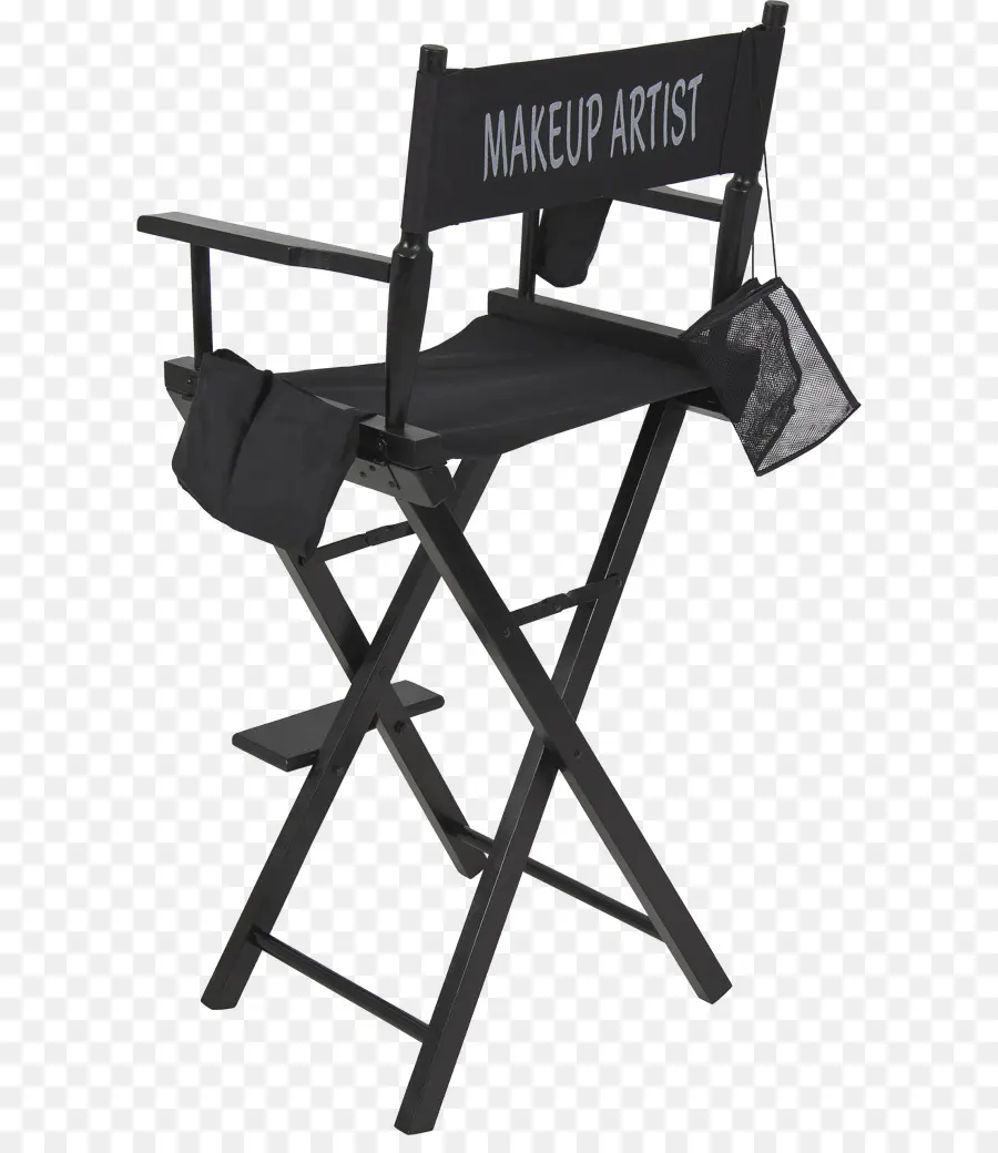 Silla De Maquillador，Negro PNG