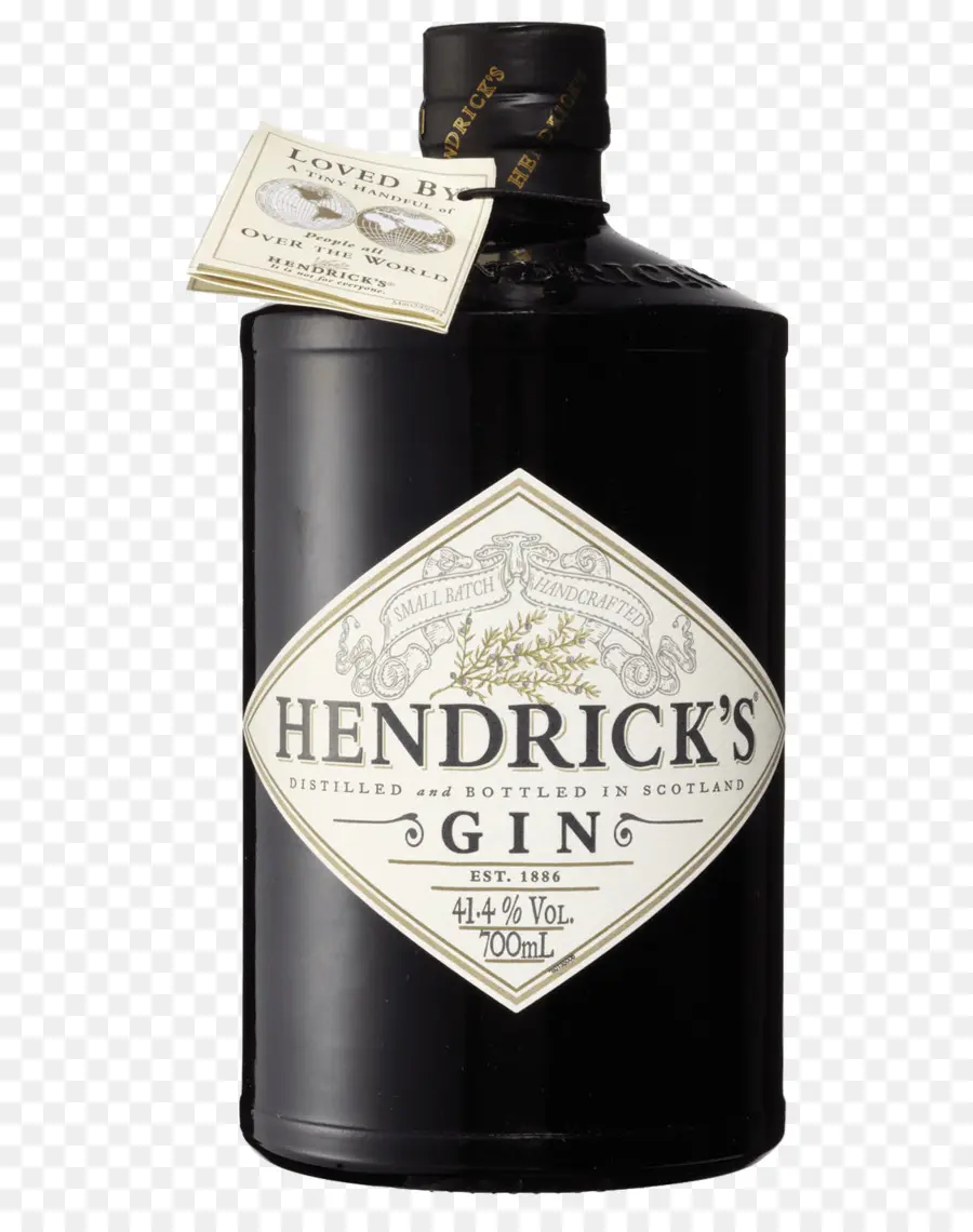 Ginebra De Hendrick，Botella PNG