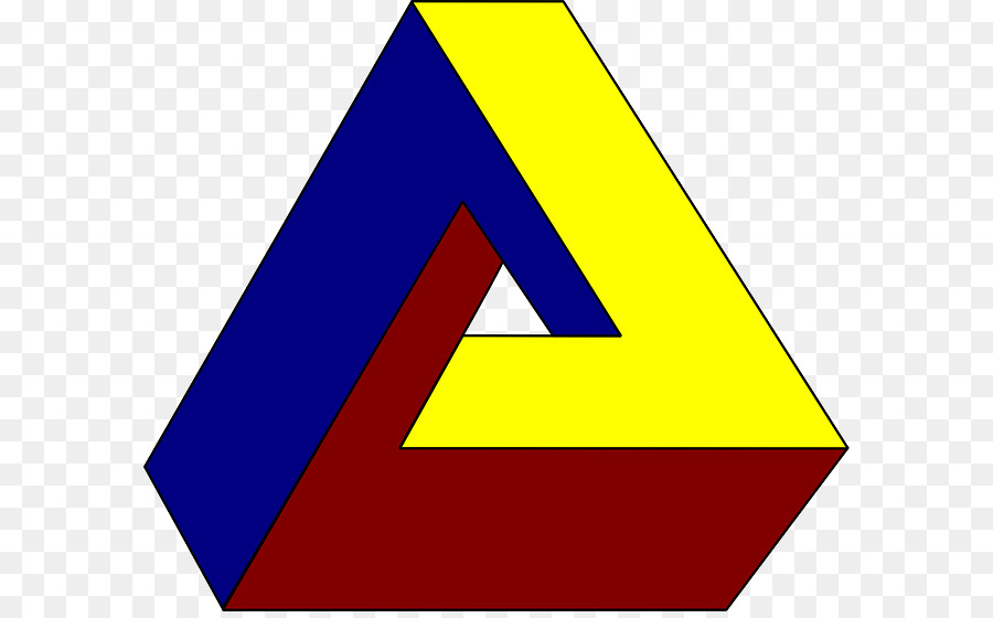 El Triángulo De Penrose，Ilusión óptica PNG