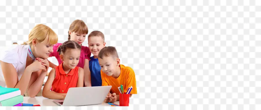 Niños Aprendiendo，Computadora Portátil PNG