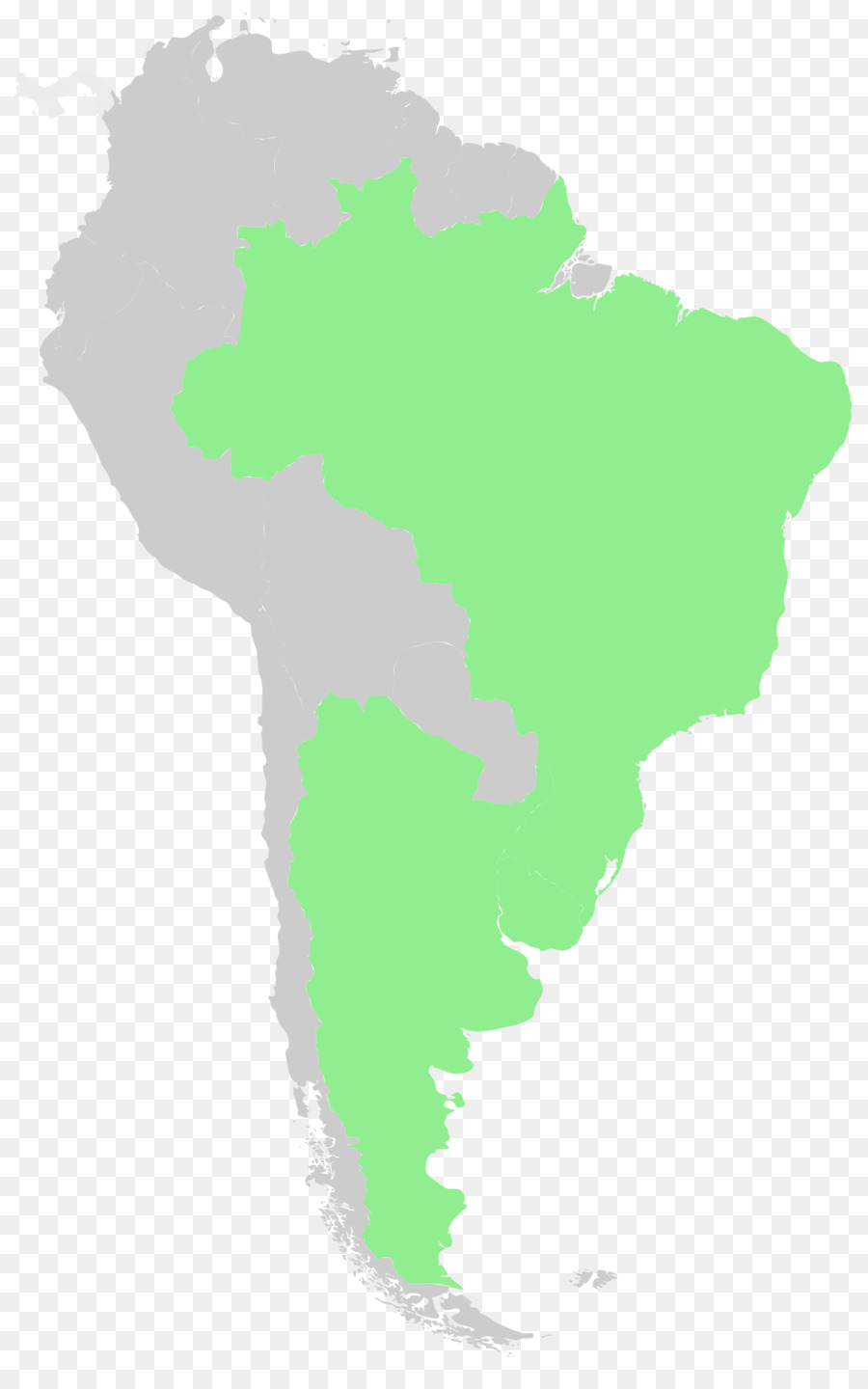 América Del Sur，América Latina PNG