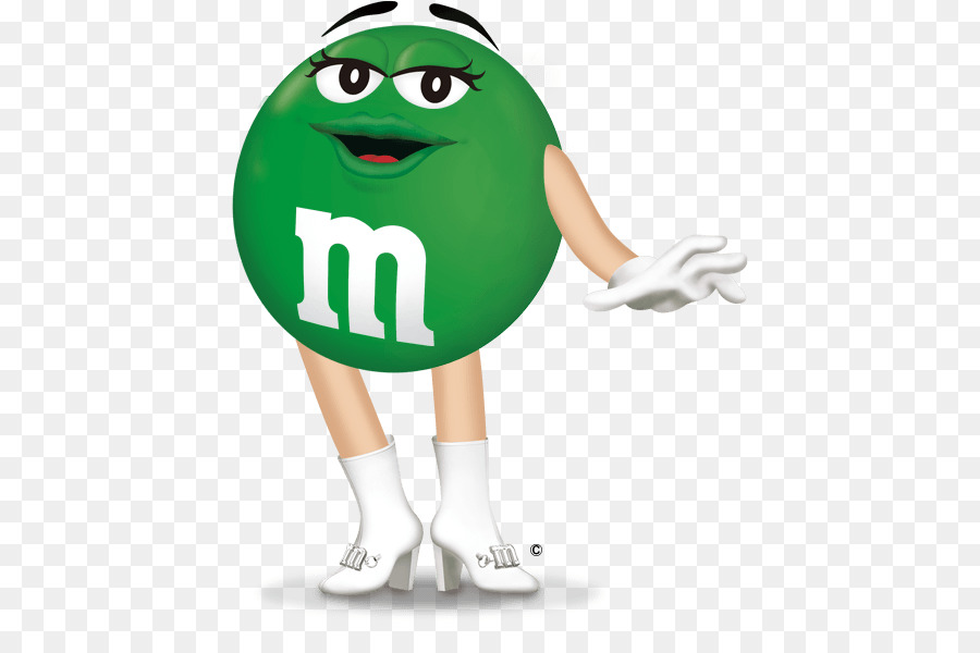 Personaje Verde De M M，Dulce PNG