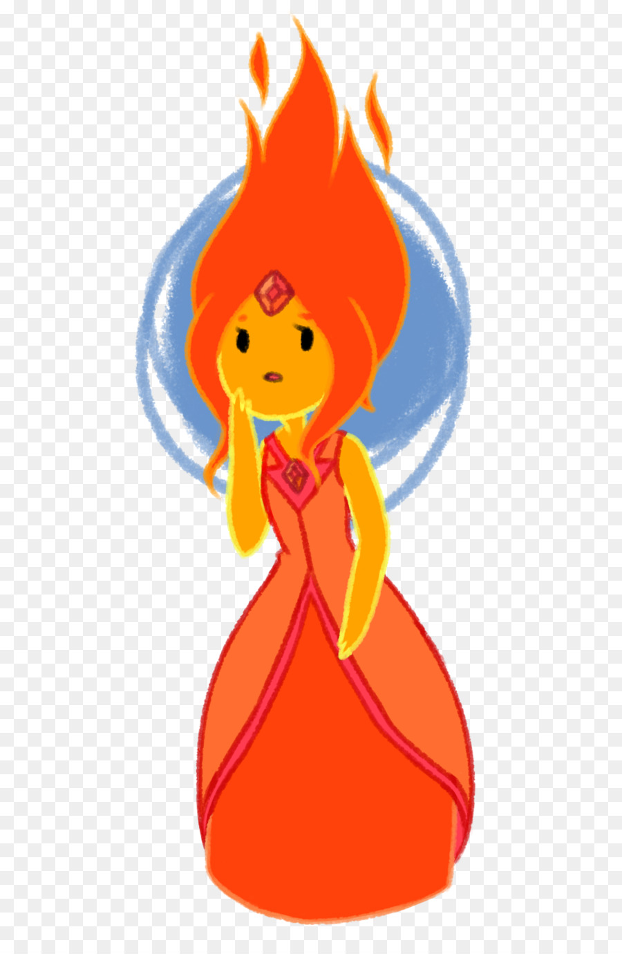 Llama Princesa，Dibujo PNG