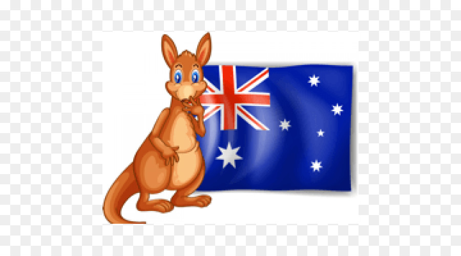 Canguro Con Bandera Australiana，Animal PNG