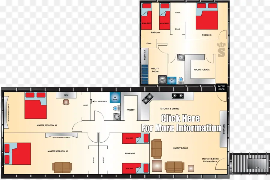 Plan De Piso，Bunker PNG