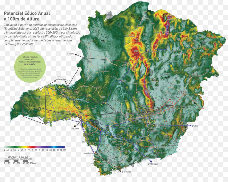 Mapa，La Energía PNG