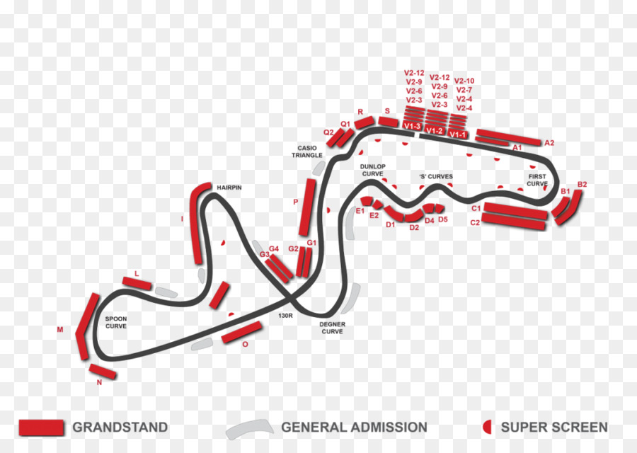 El Circuito De Suzuka，Gran Premio De Japón PNG