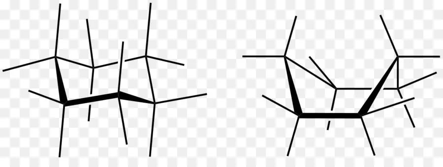 Conformación De Silla De Ciclohexano，Química Orgánica PNG