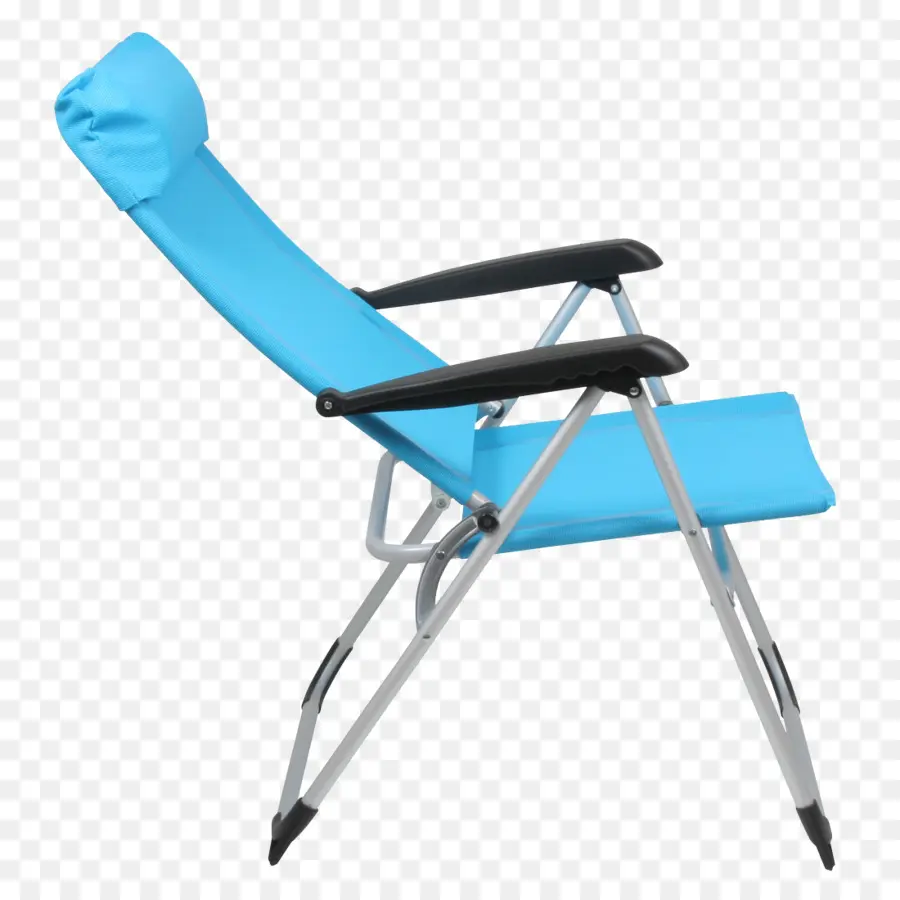 Silla Plegable，Azul PNG