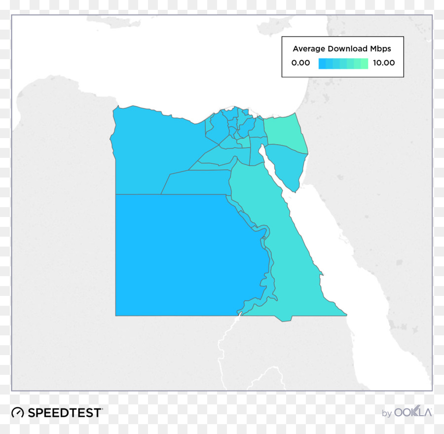 Mapa De Velocidad De Internet，Egipto PNG