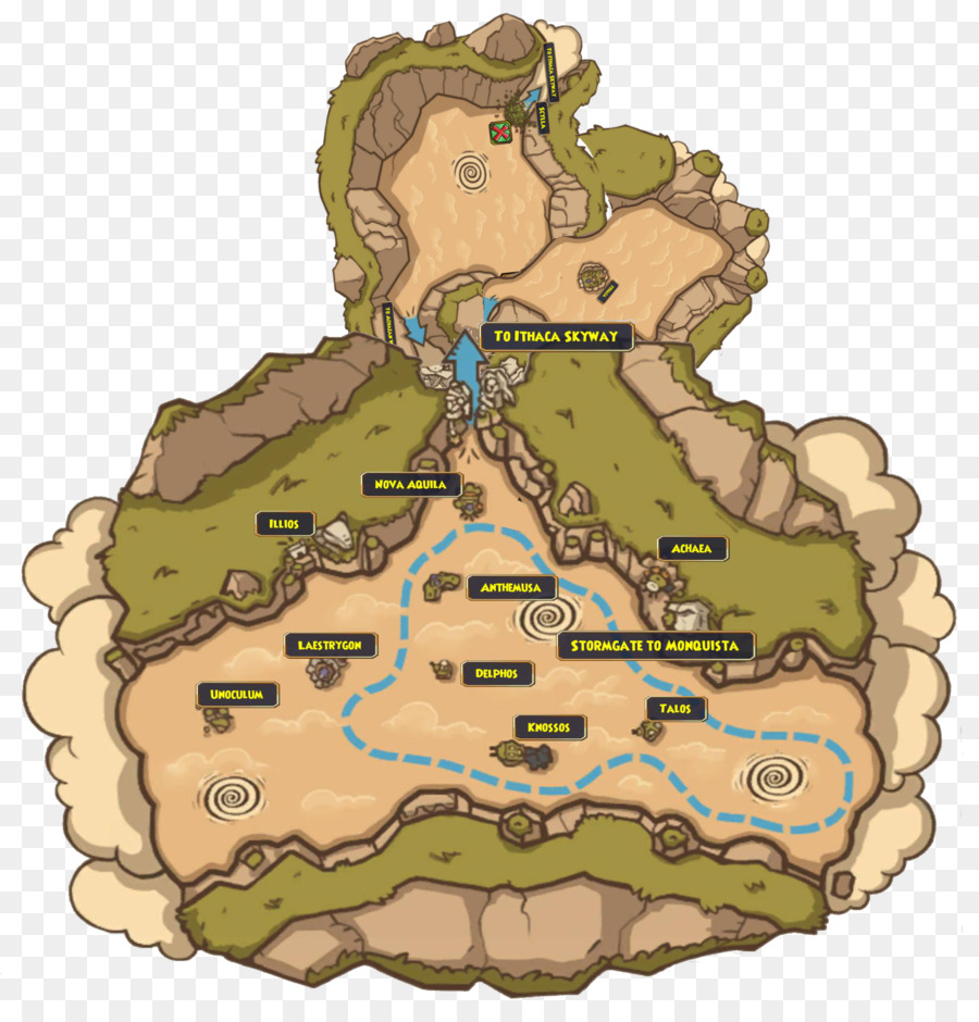 Pirate101，Mapa PNG