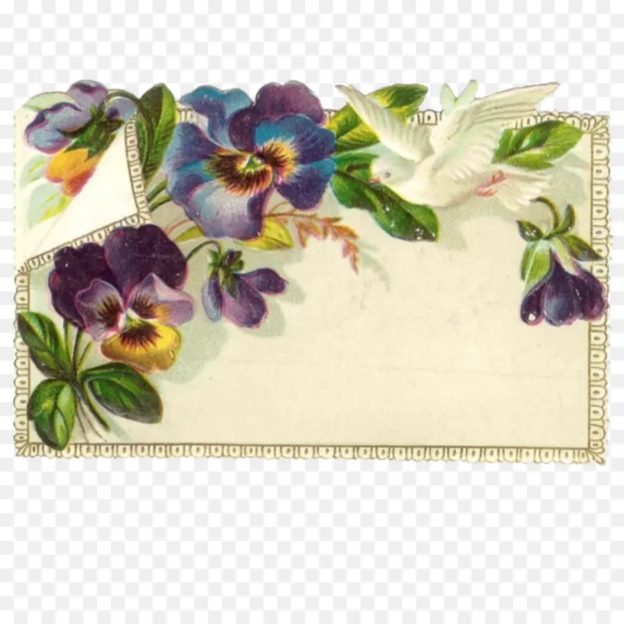 Tarjeta Floral，Flores PNG