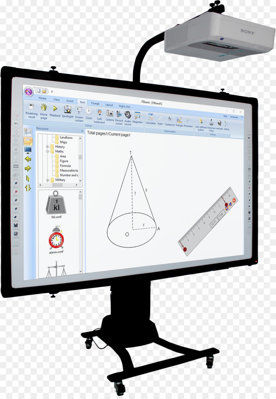 Papan Escribir Interaktif，Los Monitores De Ordenador PNG