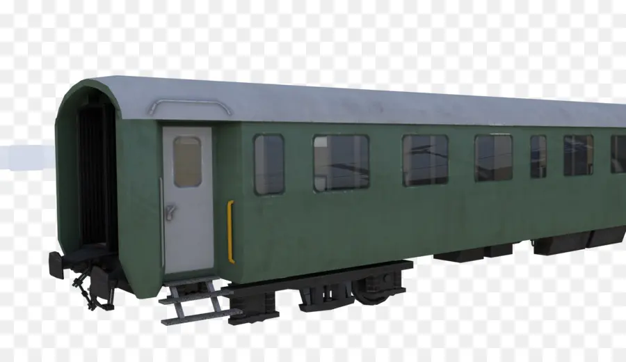 Vagón De Tren，Verde PNG