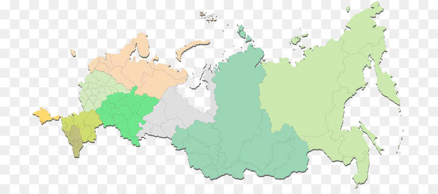 Mapa De Rusia，Regiones PNG