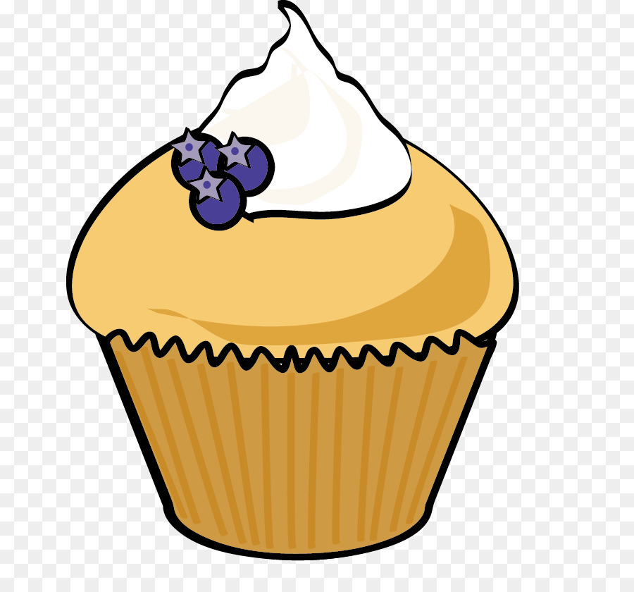 Muffin De Arándanos，Mollete PNG