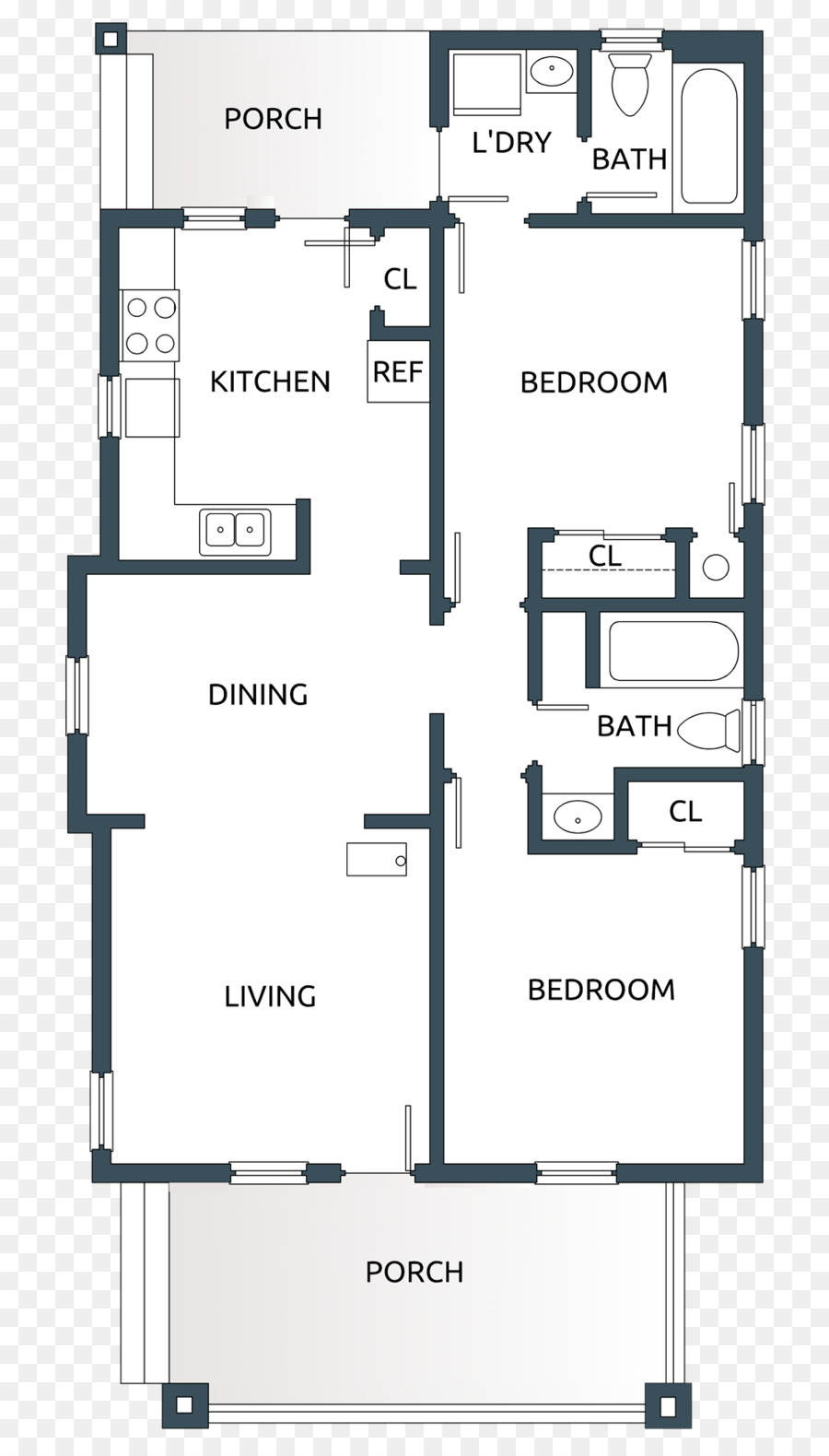 Plano De Planta De La Casa，Disposición PNG