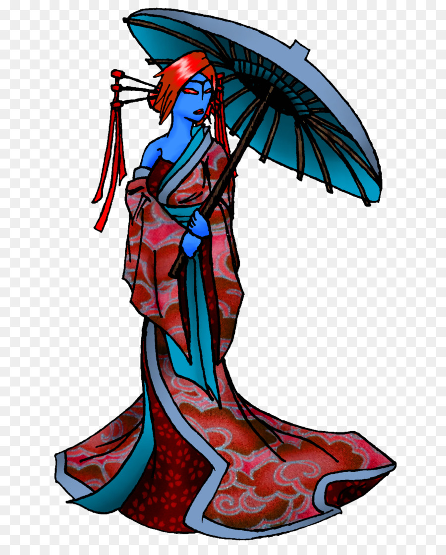 Geisha，Diseño De Vestuario PNG