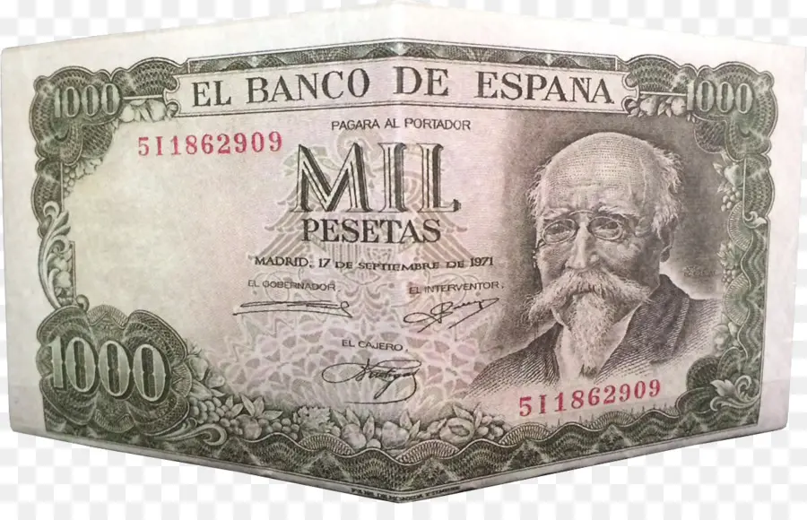 Peseta Española，Los Billetes PNG