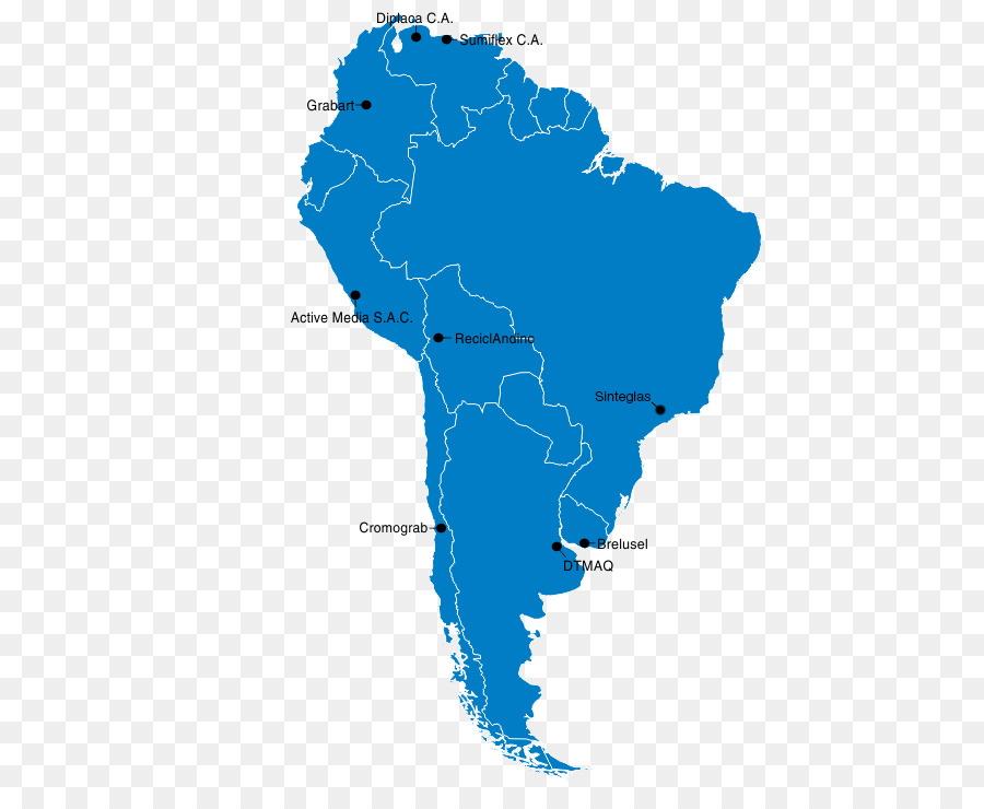 Mapa De América Del Sur，Continente PNG