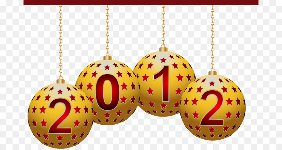 Año Nuevo，Decoración Navideña PNG