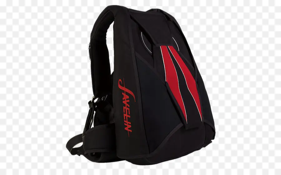 Mochila En Negro Y Rojo，Jabalina PNG