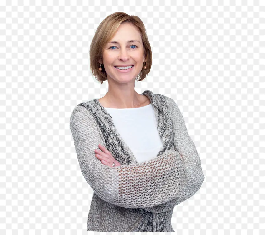 Mujer，Sonriente PNG