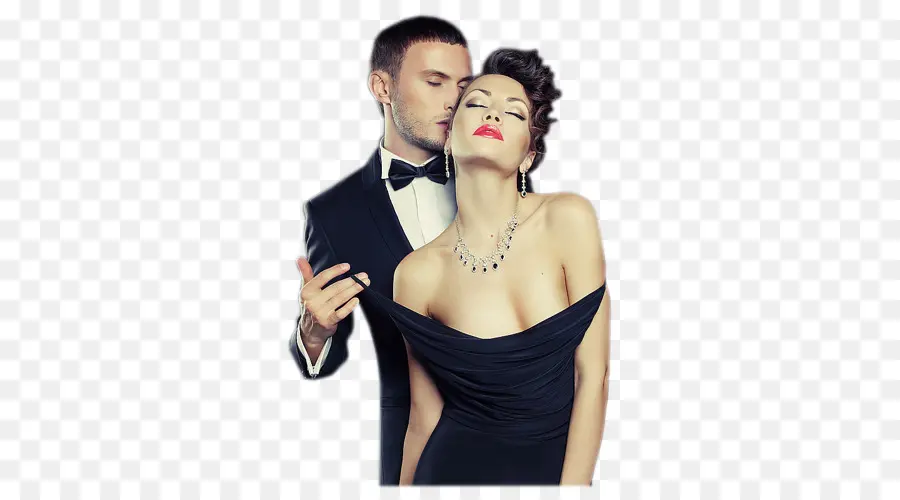 Pareja Elegante，Moda PNG