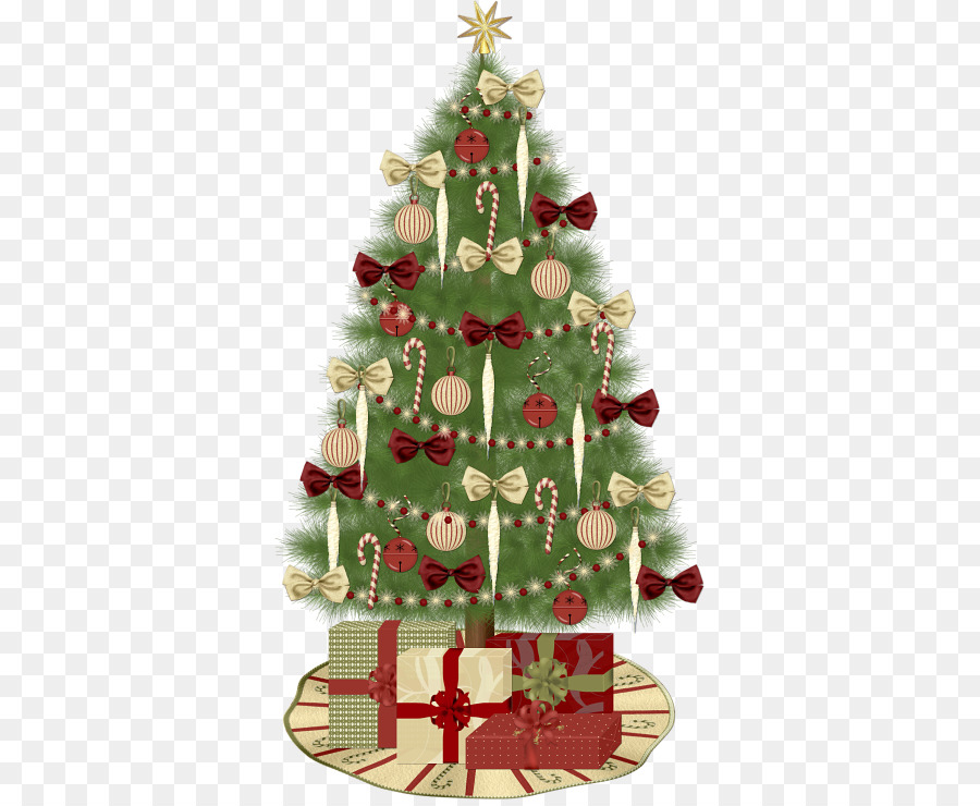 árbol De Navidad，Bastón De Caramelo PNG