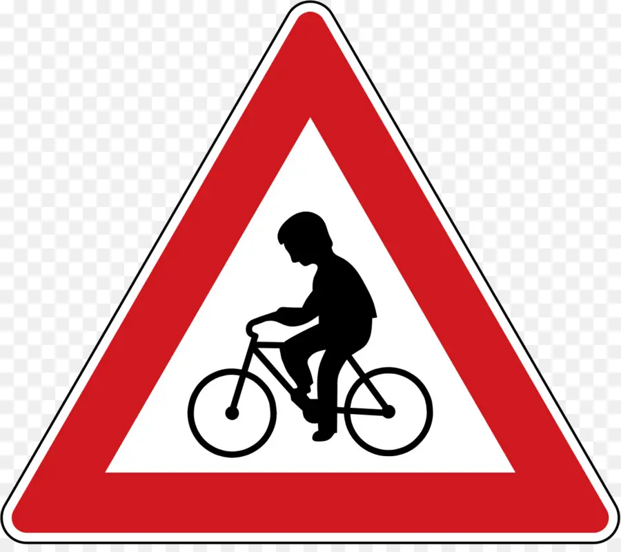 Señal De Advertencia De Bicicleta，Tráfico PNG