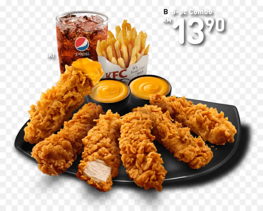 Pollo Frito，Papas Fritas PNG