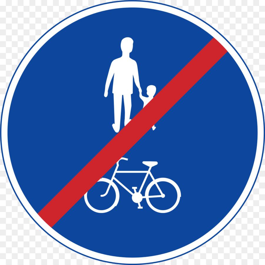 Señal Para Peatones Y Bicicletas，Seguridad PNG